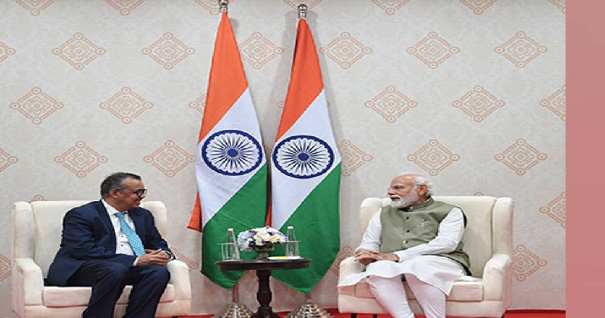 PM Modi, WHO chief discuss ways to strengthen health sector